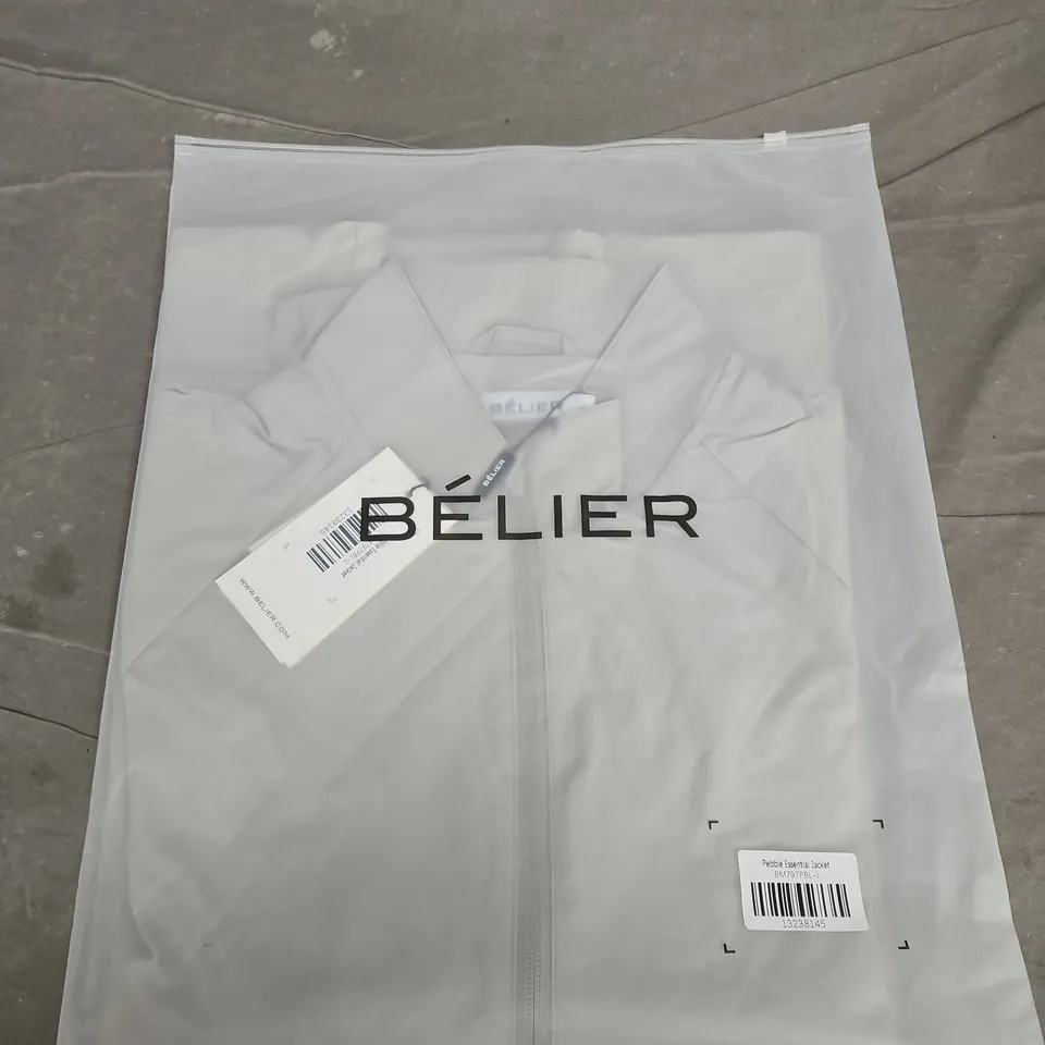 BAGGED BELIER PEBBLE ESSENTIAL JACKET - UK SIZE L