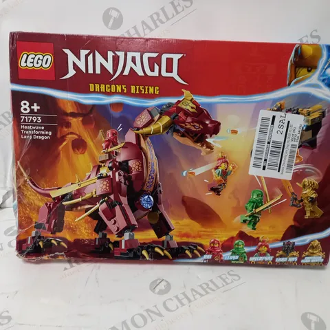 LEGO NINJAGO HEATWAVE TRANSFORMING LAVA DRAGON 71793