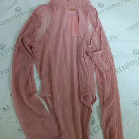 NAUGHTY THOUGHTS XXX RATED SEE THROUGH BODYSUIT - MEDIUM