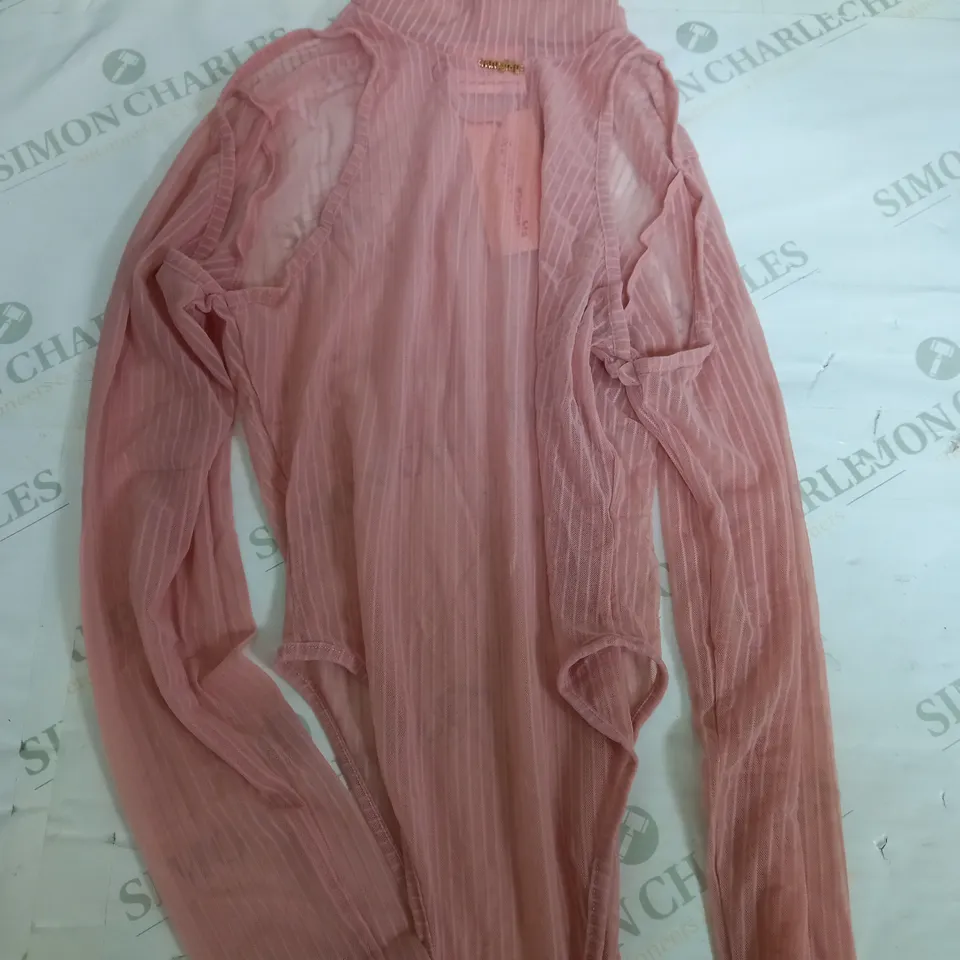 NAUGHTY THOUGHTS XXX RATED SEE THROUGH BODYSUIT - MEDIUM