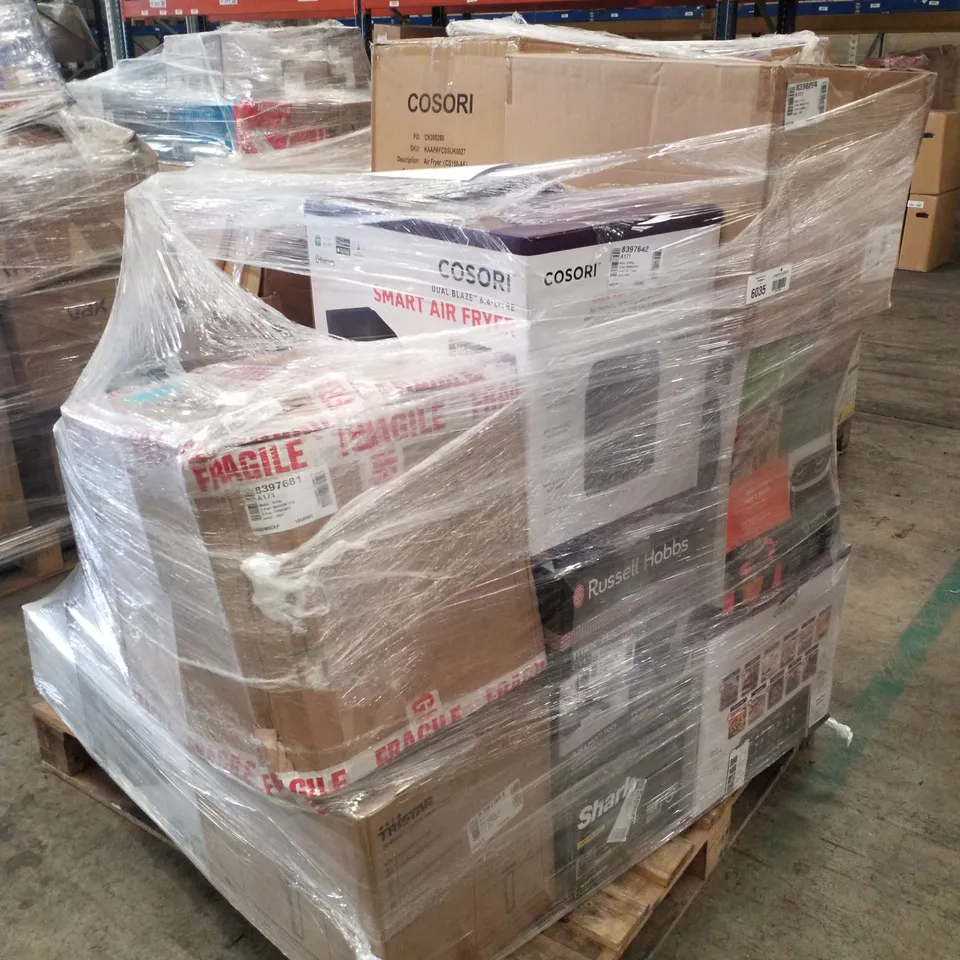 PALLET OF APPROXIMATELY 27 UNPROCESSED RAW RETURN HOUSEHOLD AND ELECTRICAL GOODS TO INCLUDE;