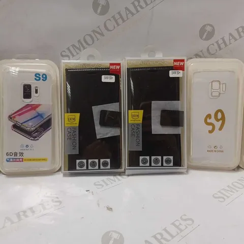 LOT OF APPROX 20 ASSORTED SAMSUNG GALAXY PHONE CASES IN VARIOUS STYLES AND COLOURS, SUITABLE FOR S9, S9+, S10 PLUS, ETC