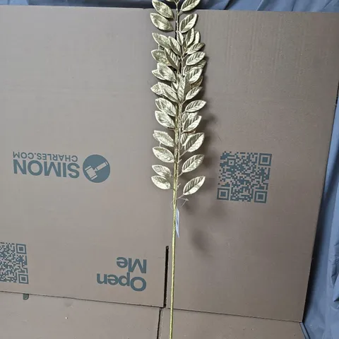 24X GISELA GRAHAM FAUX FLOWER GOLD 