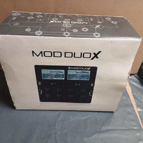 MOD DEVICES DUO X DESKTOP GUITAR EFFECTS MULTI-EFFECT AUDIO PROCESSOR – BOXED WITH POWER SUPPLY & CARRY CASE
