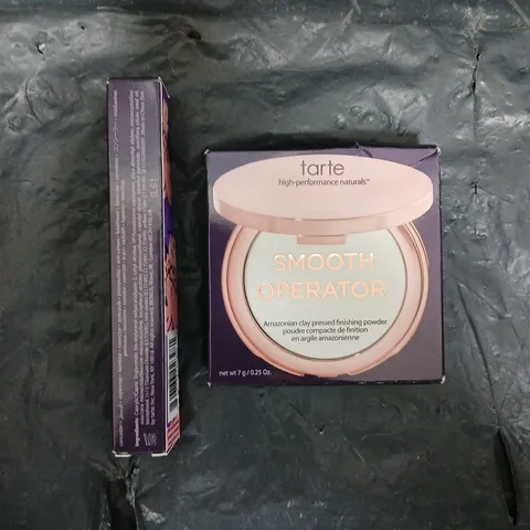 3 X TARTE SMOOTH OPERATOR FINISHING POWDER & CONCEALER SETS