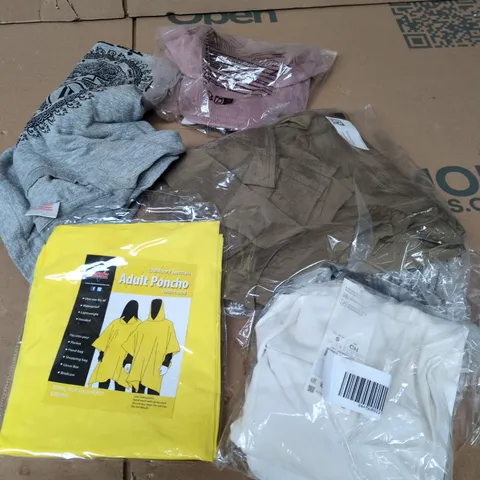 APPROXIMATELY 30 ASSORTED CLOTHING ITEMS IN VARIOUS SIZES, STYLES & COLOURS TO INCLUDE BRANDS SUCH AS OYSHO, H&M, ASOS, ETC - COLLECTION ONLY