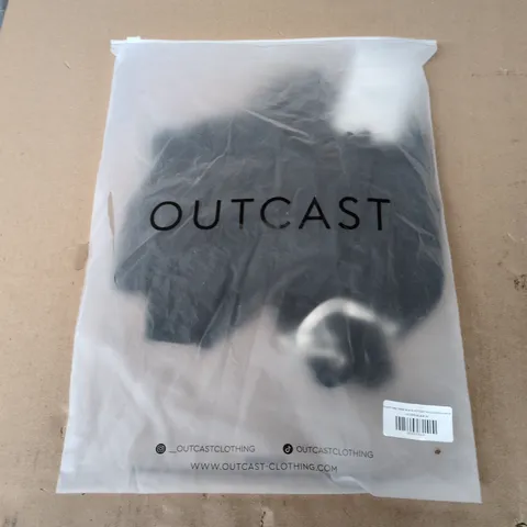 BAGGED OUTCAST SHANTI MINI DRESS BLACK-OUT - MEDIUM
