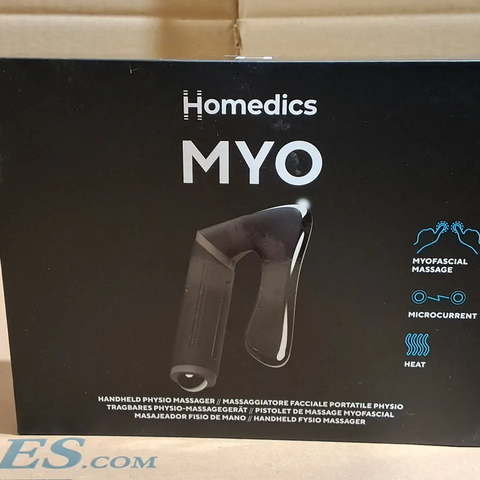 BOXED HOMEDICS MYO HANDHELD PHYSIO MASSAGER 