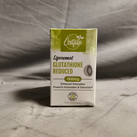 APPROXIMATELY 50 SEALED PACKS OF CESTFILO LIPOSOMAL GLUTATHIONE REDUCED 1300MG FOOD SUPPLEMENTS (60 SOFTGELS PER PACK)