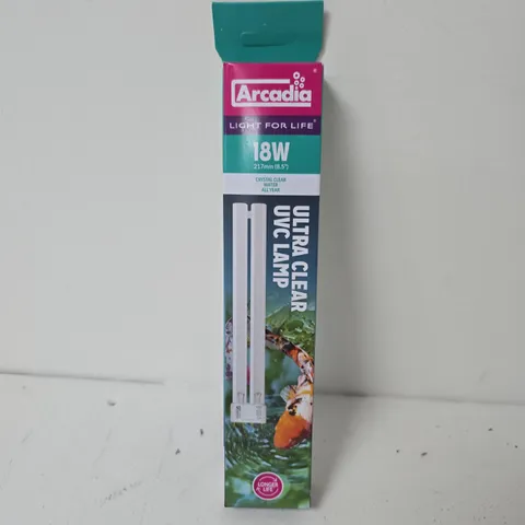 BOXED ARCADIA 18 WATT ULTRA CLEAR UVC LAMP