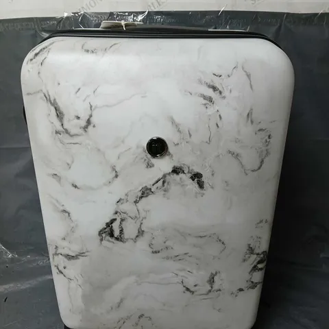 ITLUGGAGE SHEEN GREYSCALE MARBLE MEDIUM SUITCASE