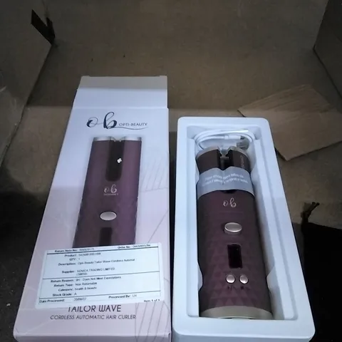 OPTI-BEAUTY TAILOR WAVE CORDLESS HAIR CURLER