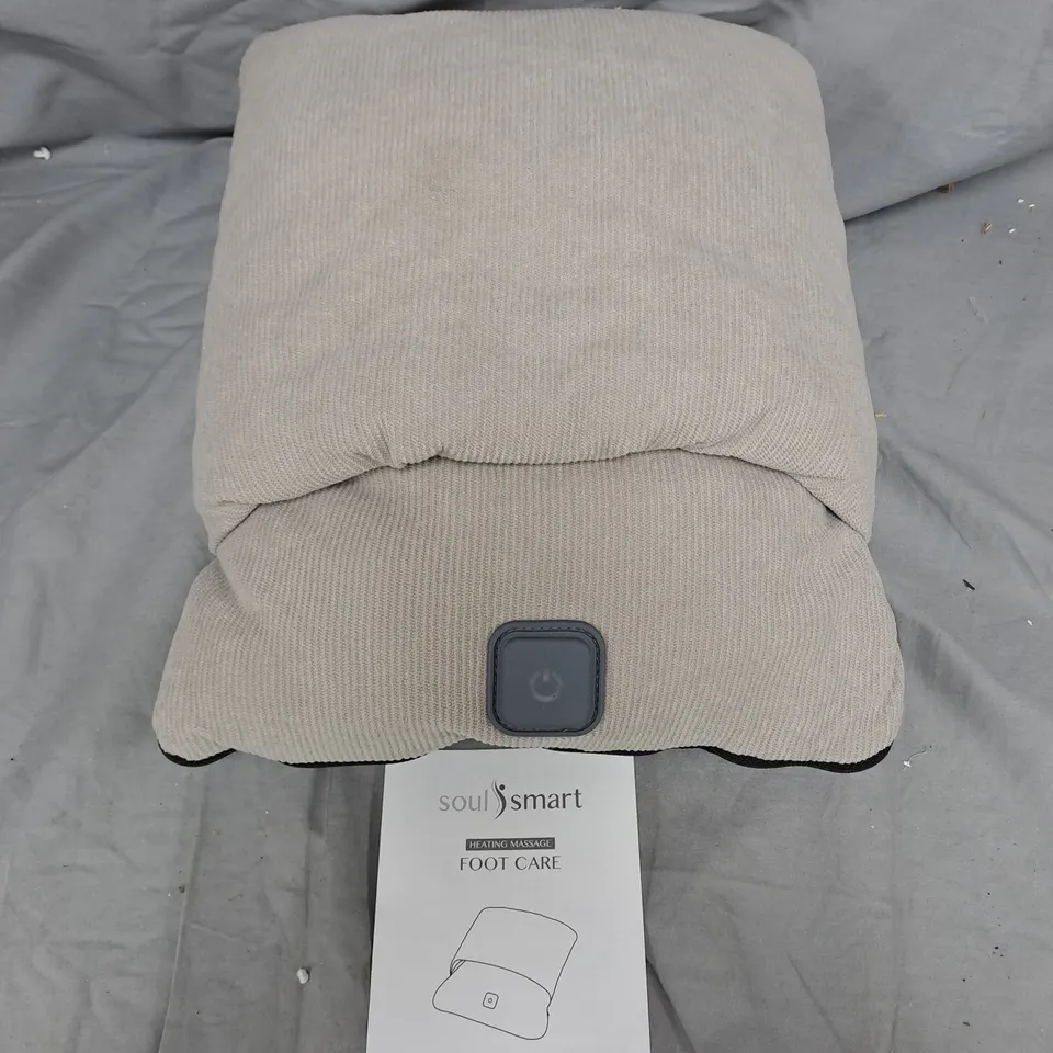 SOULSMART FOOT CARE HEATING MASSAGE FOOT MASSAGER – BOXED