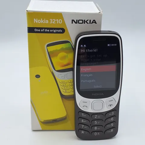 BOXED NOKIA 3210 IN GRUNGE BLACK - TA-1618