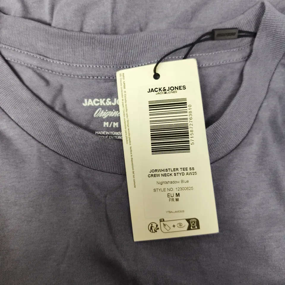 JACK & JONES WHISTLER T-SHIRT – NIGHTSHADOW BLUE, UK MEDIUM