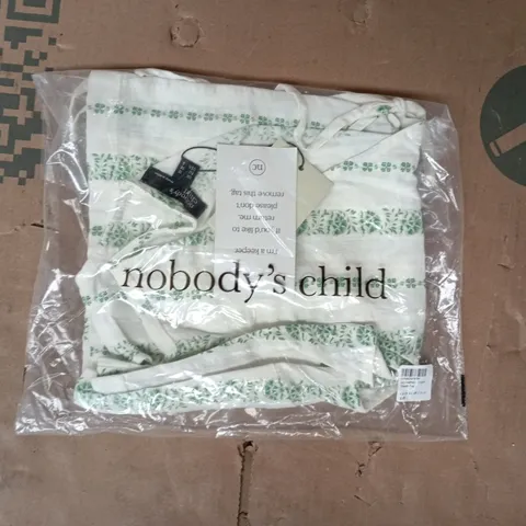 BAGGED NOBODY'S CHILD THANDY TOP IN CREAM SIZE UK 10