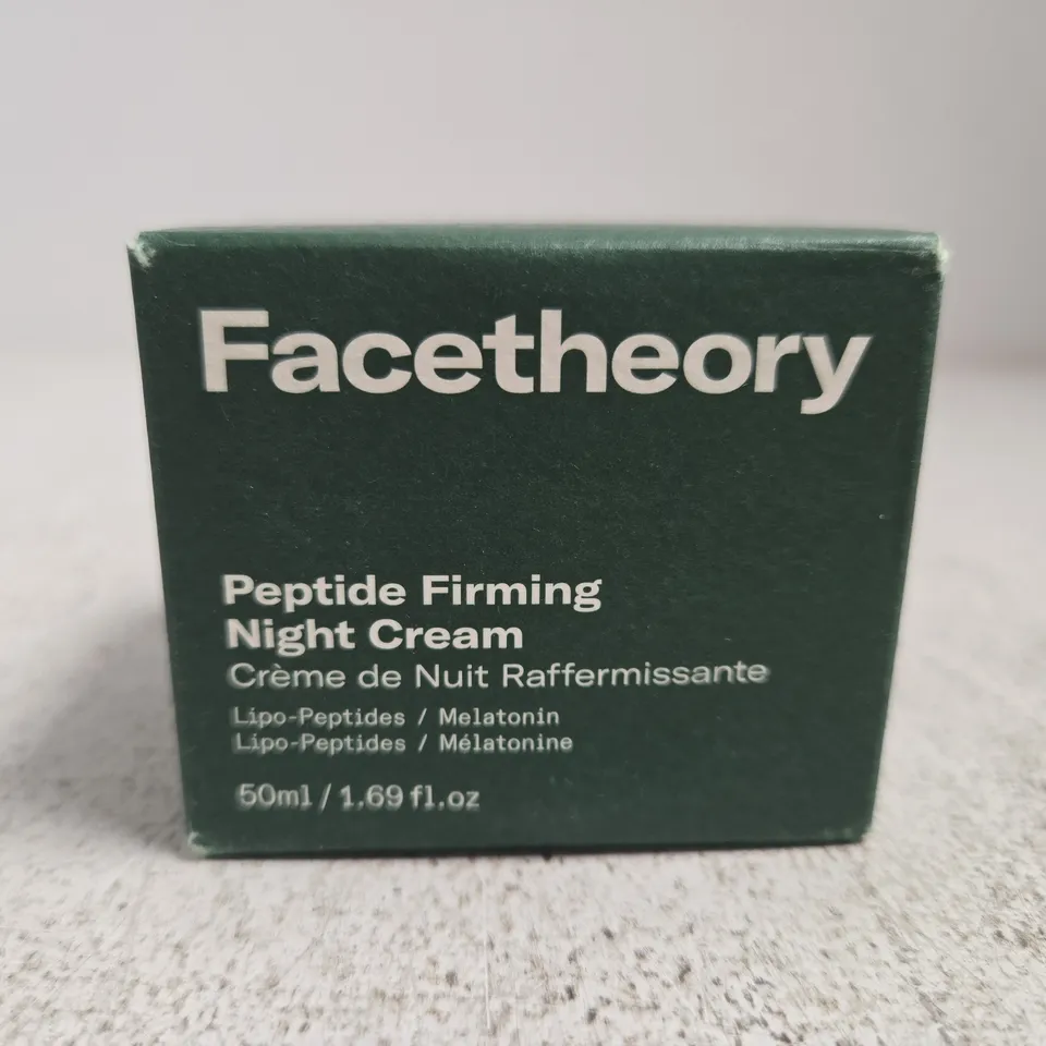 BOXED FACETHEORY PEPTIDE FIRMING NIGHT CREAM 50ML
