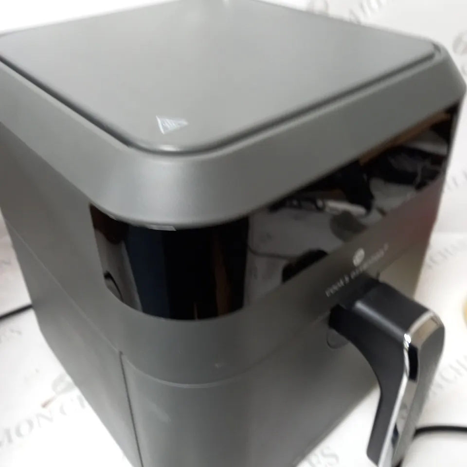 COOK'S ESSENTIALS 5.8L AIR FRYER IN SLATE GREY