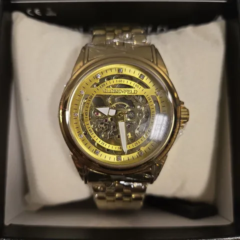 BOXED GLOBENFELD LIMITED EDITION FRAMEWORK AUTOMATIC WATCH
