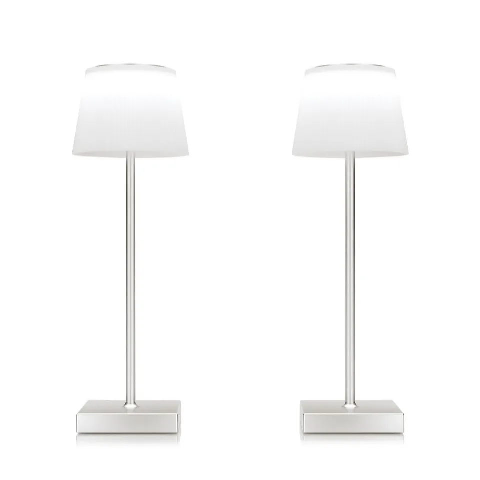SFIXX SET OF 2 2IN1 RECHARGEABLE TABLE LAMP AND WALL LAMP BOXED