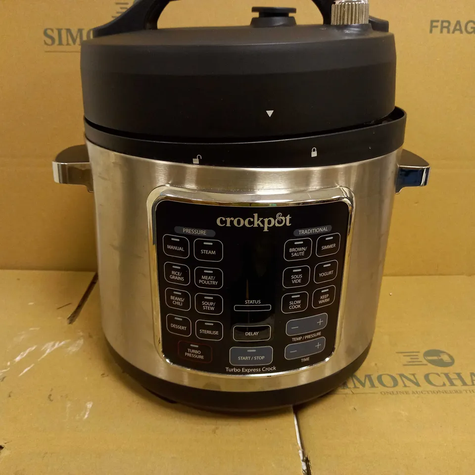 CROCKPOT TURBO EXPRESS PRESSURE MULTICOOKER FUNCTIONS