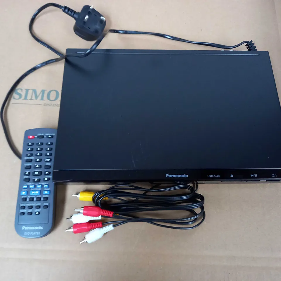 PANASONIC DVD-S500EB-K DVD/CD PLAYER - BLACK