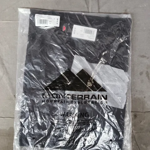 BAGGED MONTERRAIN LYDER 3.0 SPACE DYE TEE IN JET BLACK SIZE XS