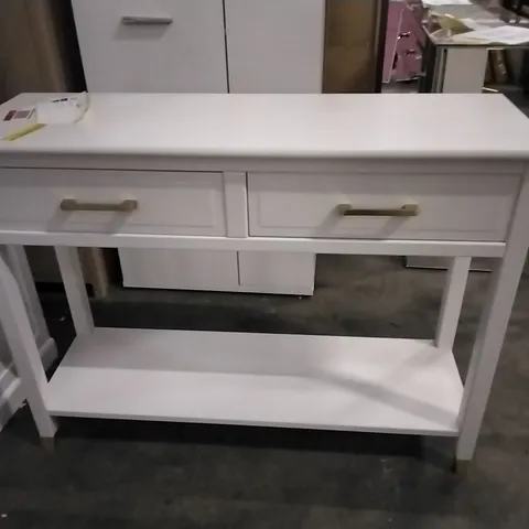 OSSIAN 105CM CONSOLE TABLE - WHITE