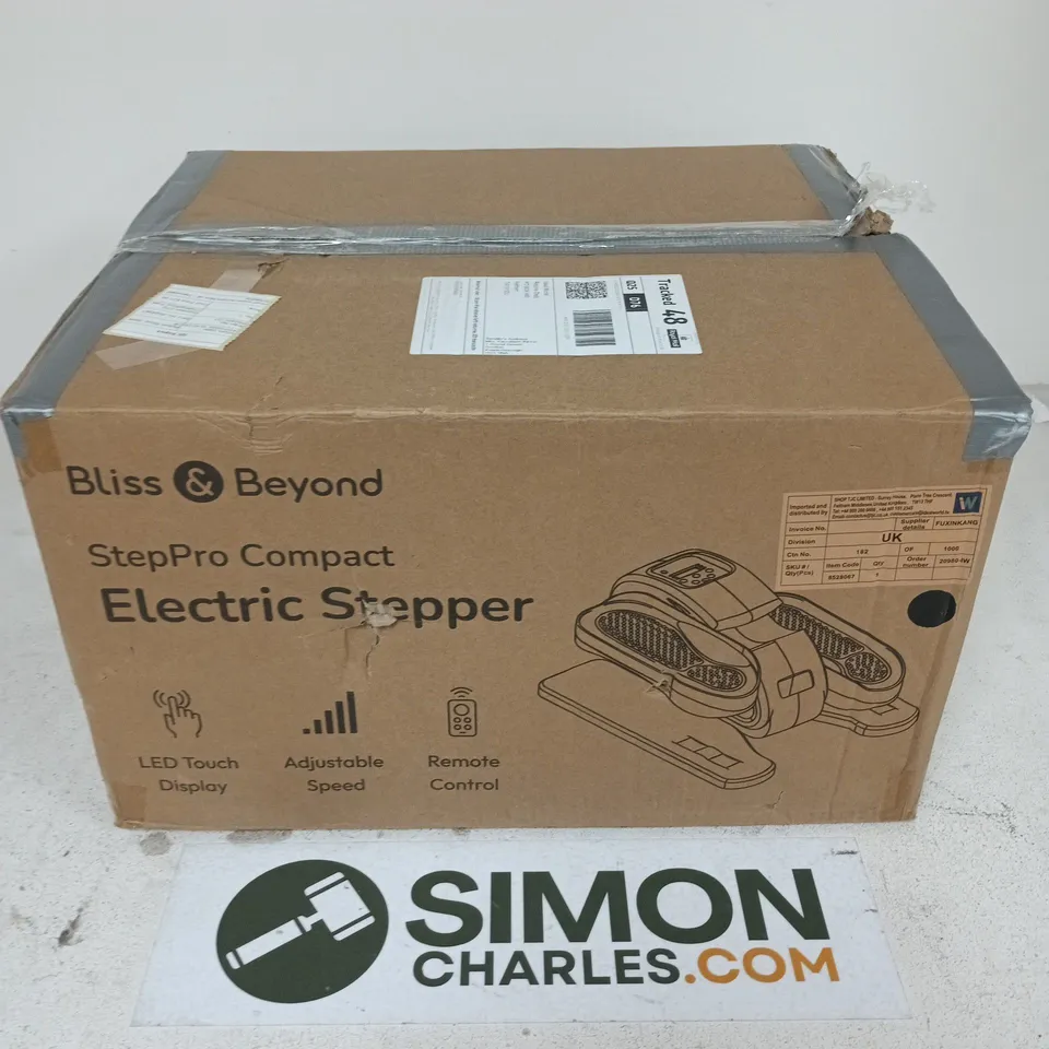 BOXED BLISS & BEYOND STEPPRO COMPACT ELECTRIC STEPPER