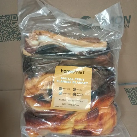 HOMESMART DIGITAL PRINT FLANNEL BLANKET – 150 X 200 CM, 100% POLYESTER