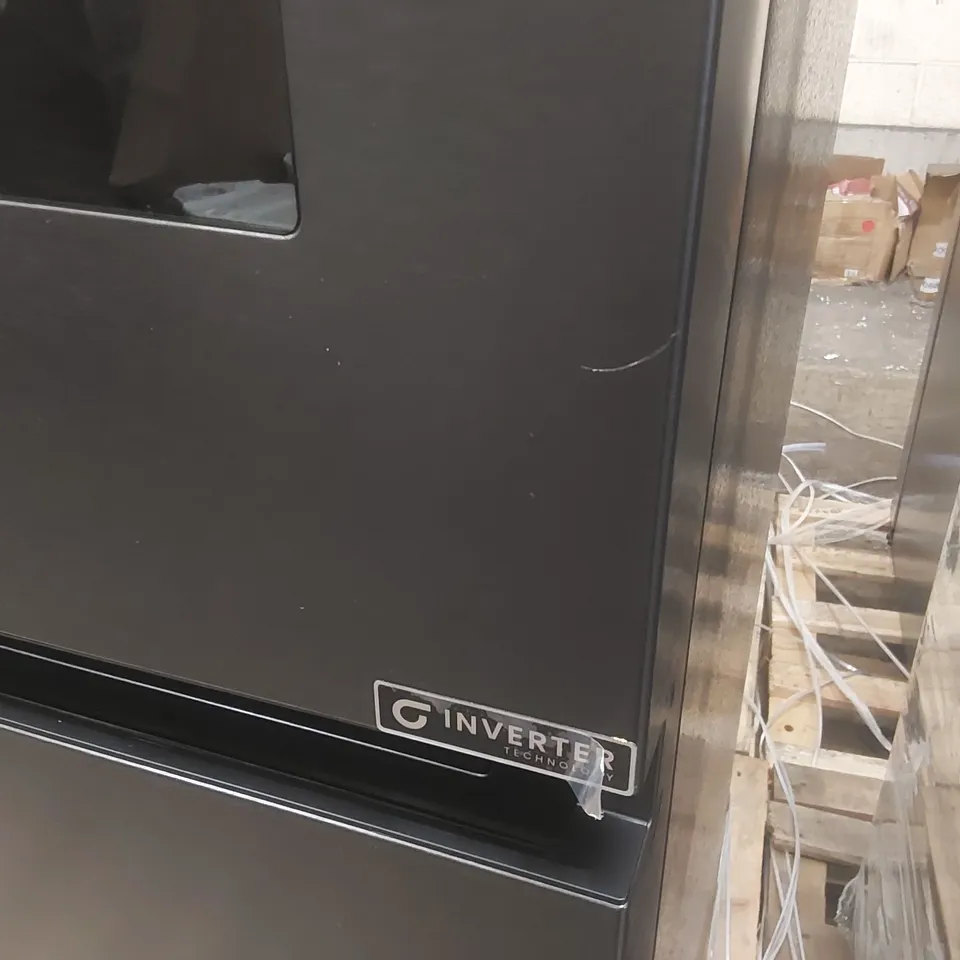 HISENSE PUREFLAT ECLIPSE RS9P628GPFE TOTAL NO FROST AMERICAN FRIDGE FREEZER - BLACK / STAINLESS STEEL - E RATED