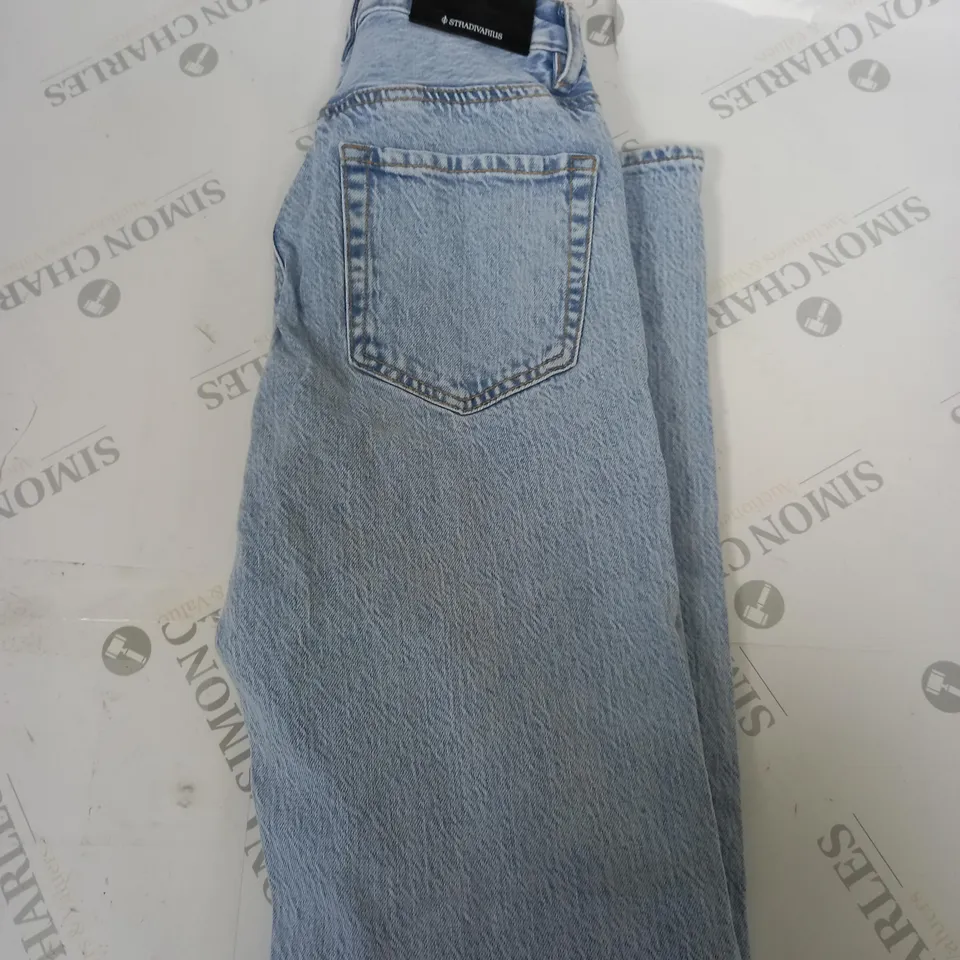 STRADIVARIUS STRAIGHT VINTAGE DENIM JEANS SIZE 8