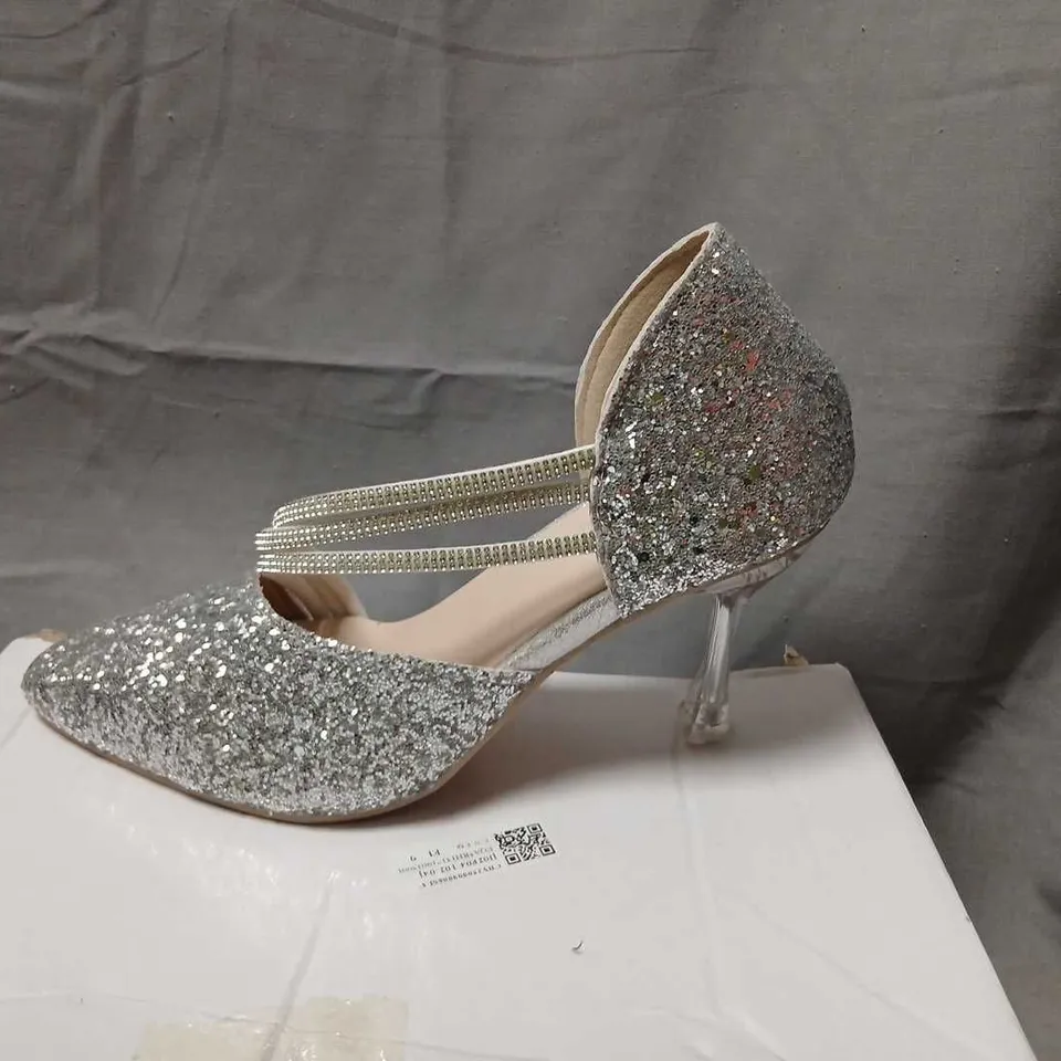 WOMEN'S GLITTER HIGH HEEL SHOE – UK 9 (EU 42)