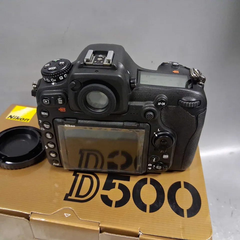 BOXED NIKON D500 DSLR CAMERA BODY ONLY