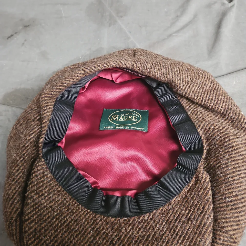 WORKHOUSE MAGEE OF DONEGAL CAP IN BROWN MIX SIZE UNSPECIFIED