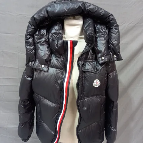 MONCLER SHINNY PADDED JACKET WITH HOOD - SIZE 1