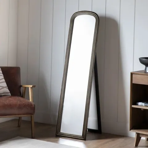 Aaliyah Wood Flat Floor Mirror