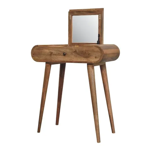 BOXED EVERITZ DRESSING TABLE WITH FOLDING MIRROR