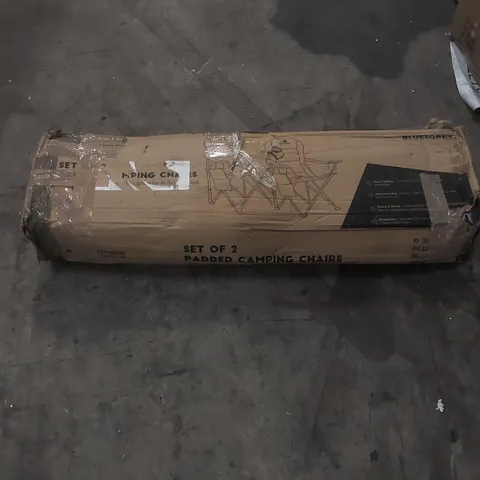 BOXED SET OF 2 VOYAGER PADDED CAMPING CHAIRS