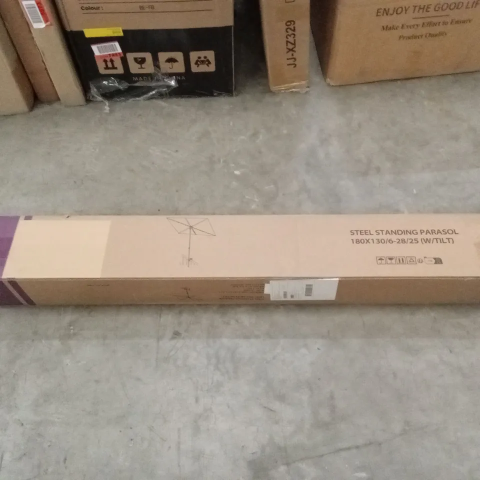 BOXED STEEL STANDING PARASOL WITH TILT