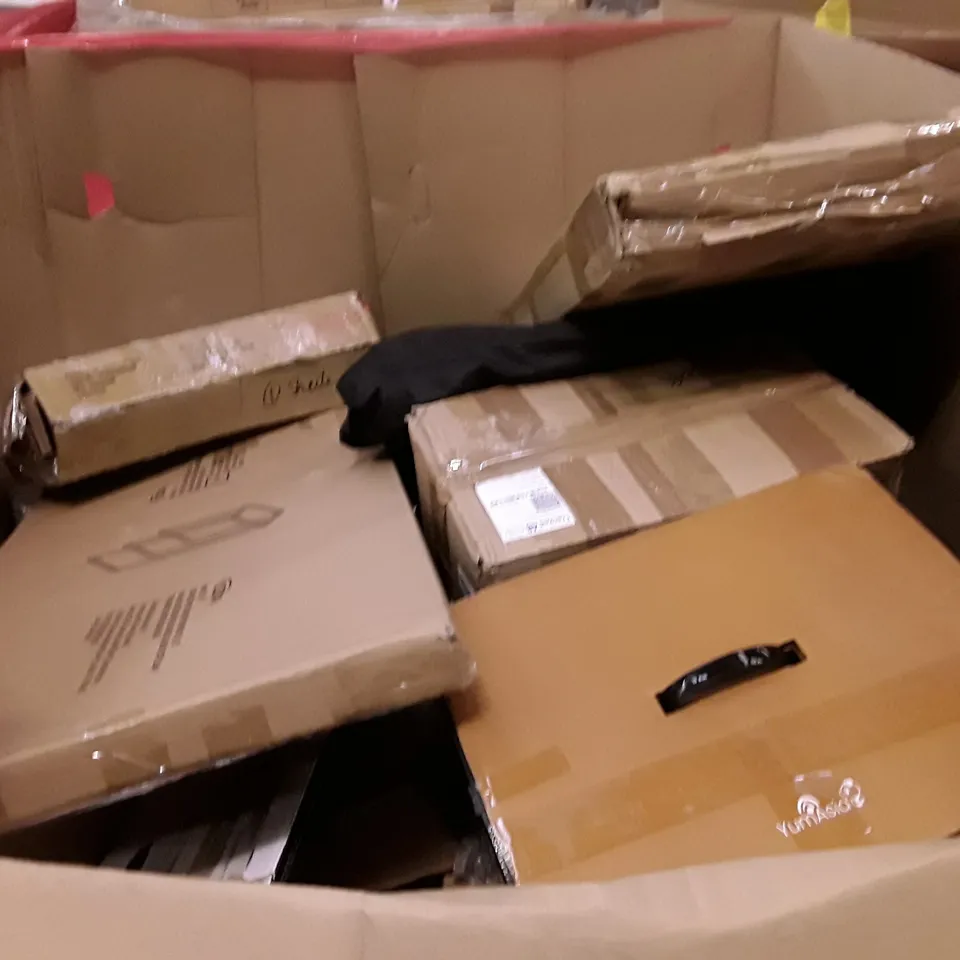 PALLET OF ASSORTED PRODUCTS INCLUDING ASH CLEANING MASTER, REVOLVING SHOE STAND, DIGITAL AIR FRYER, MULTIFUNCTION RICE COOKER, SPEEDBALL PUNCHING BAG