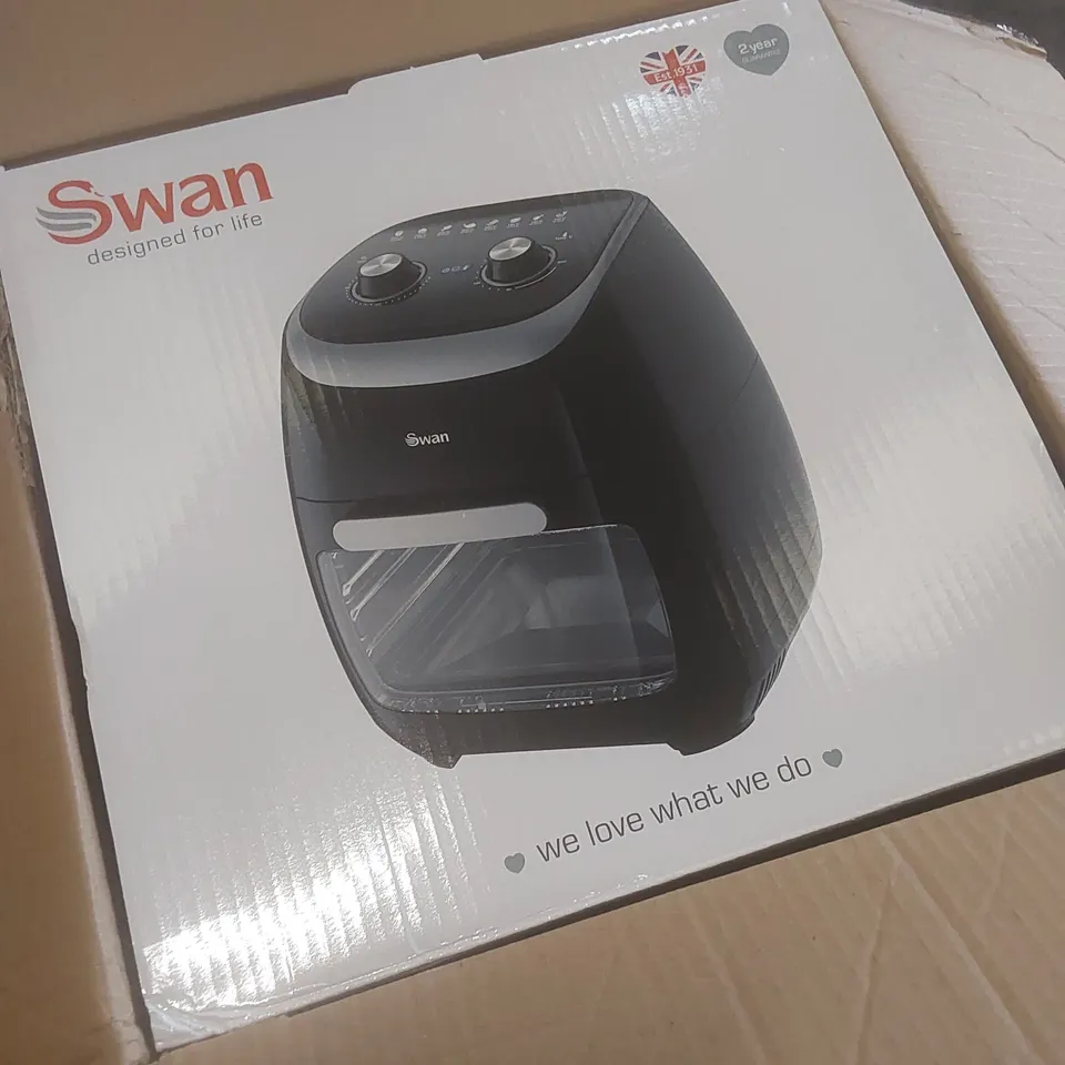 BOXED SWAN 11L MANUAL AIR FRYER OVEN RRP £79