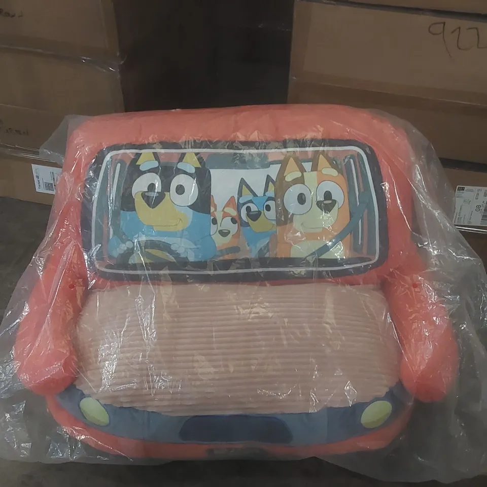BAGGED BLUEY CAR PLUSH SOFA 