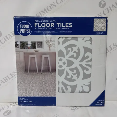 FLOOR POPS PEEL & STICK MEDINA FLOOR TILES