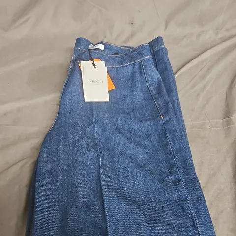 LK BENNETT PETITE DENIM JEANS – BLUE INDIGO, UK 10