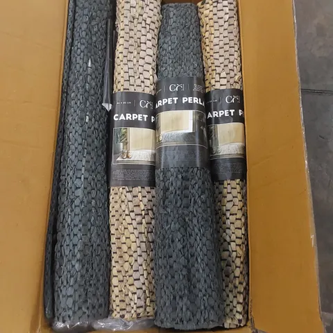 BOX TO CONTAIN APPROX 12 X PERLA RUGS - COLOURS MAY VARY // RUG SIZE: 60 X 90cm