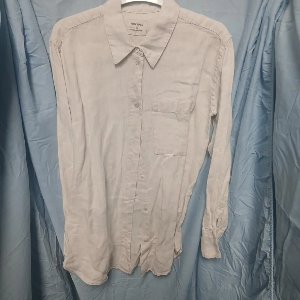 PURE LINEN SHIRT – SIZE 14