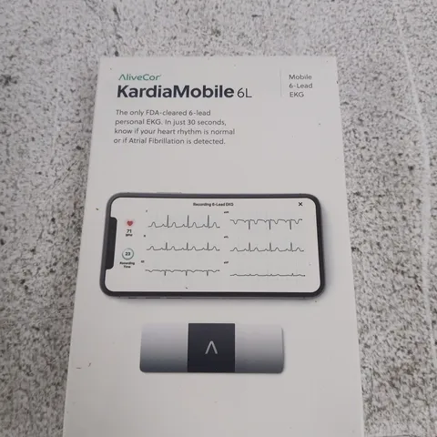 ALIVECOR KARDIAMOBILE 6L PERSONAL ECG (EKG) – BOXED