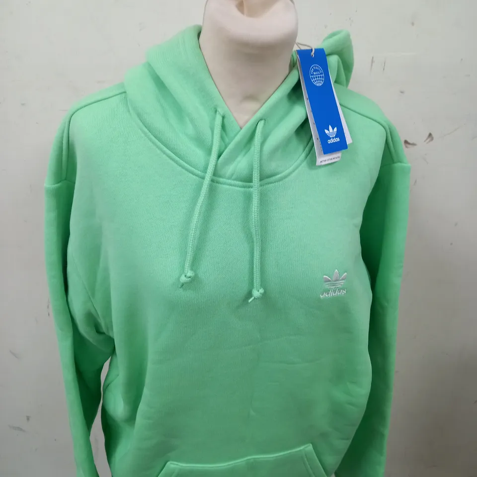 ADIDAS MENS ESSENTIAL HOODY IN GREEN - M