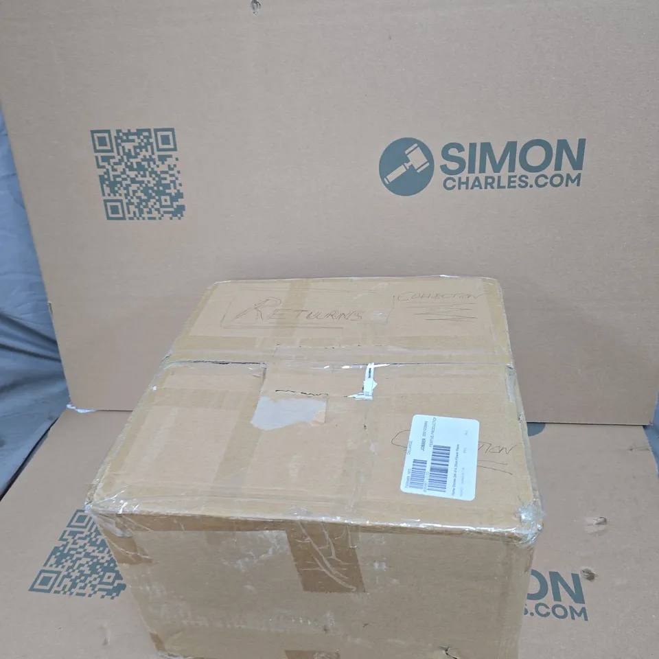 HOME STORIES SET OF 4 26CM FLOWER PLATES 